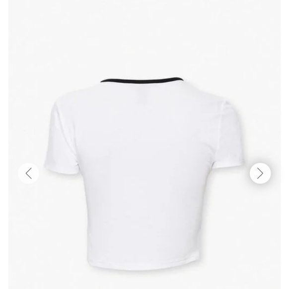 Forever 21 Floral Line Art Graphic Tee Size M - Picture 2 of 9